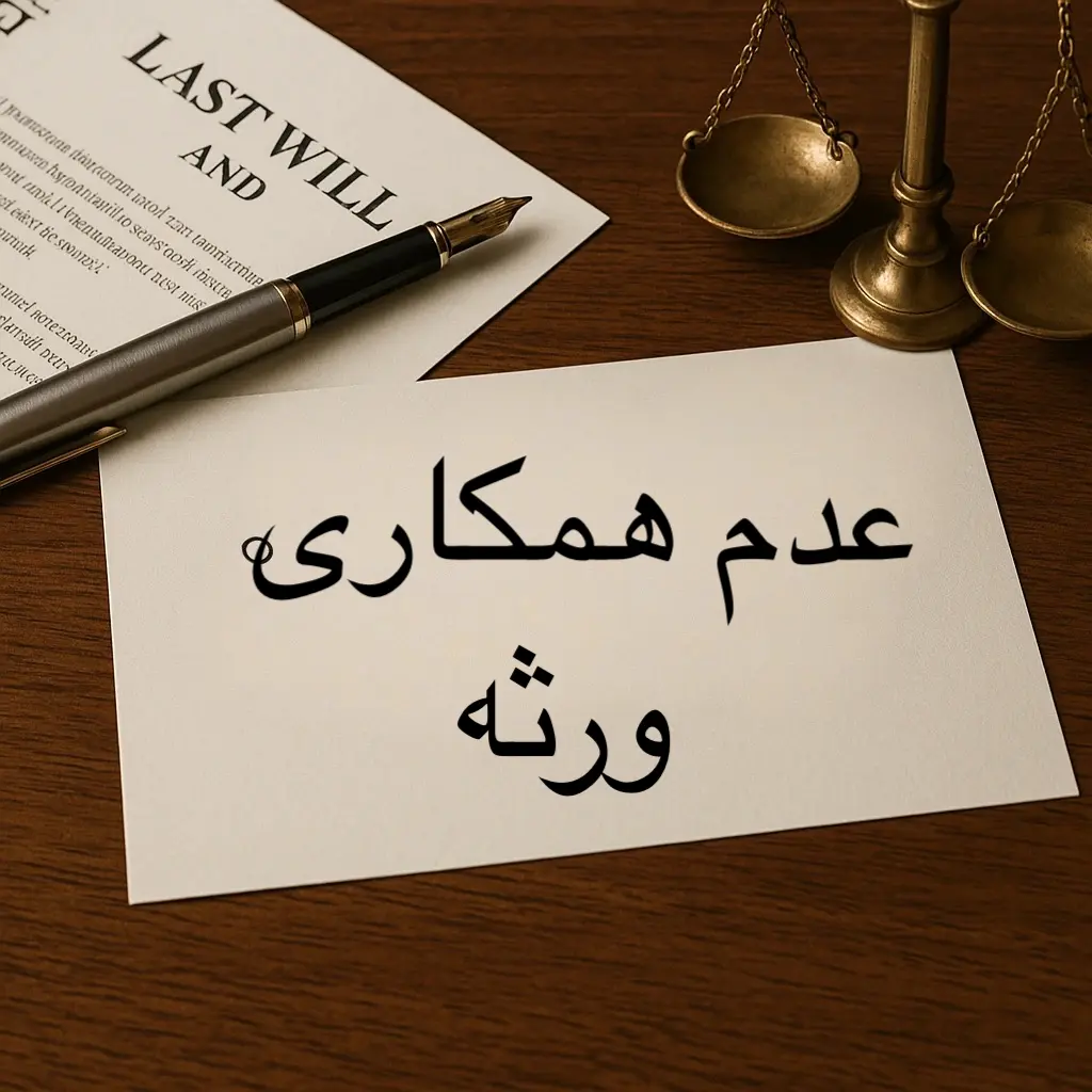 عدم همکاری ورثه